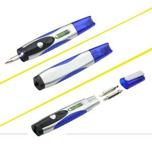 FREE ⭕ in Bundle - 3-Tools Pen: Light, Screw Drivers, Level